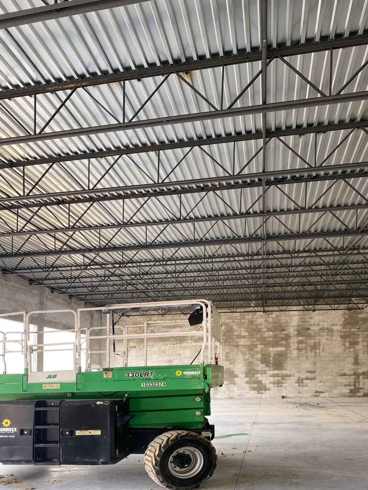 roof deck installed